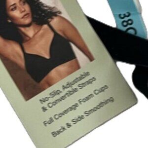 BRA--BALI 38C (2) 1-BLACK---1-NUDE